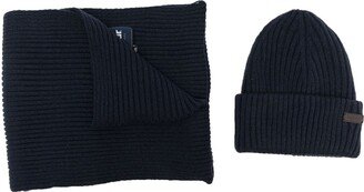 Ribbed Beanie Set