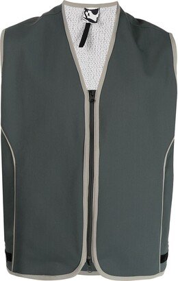 Sleeveless Zip-Up Gilet