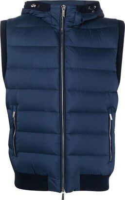 Quilted-Finish Padded Gilet