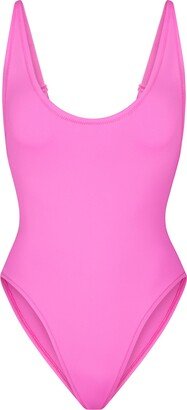 Signature Swim Scoop Neck One Piece | Taffy