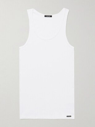 Ribbed Cotton and Modal-Blend Tank Top