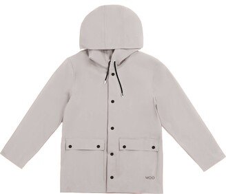 Woo Di Giulia Petronella Fisher Raincoat Silver