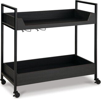 Yarlow Bar Cart - Black, Gray