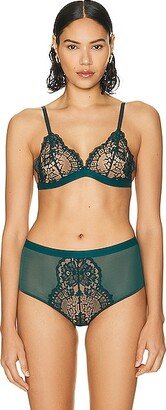 Belle Fleur Triangle Bralette in Green