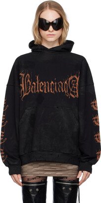 Black Faded Hoodie-AA