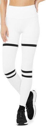 High-Waist Legit Legging in White/Black, Size: 2XS |