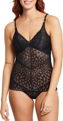 Lacy Cutout Bodysuit