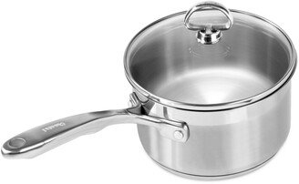 Induction 21 Steel 2-Qt. Saucepan with Glass Lid