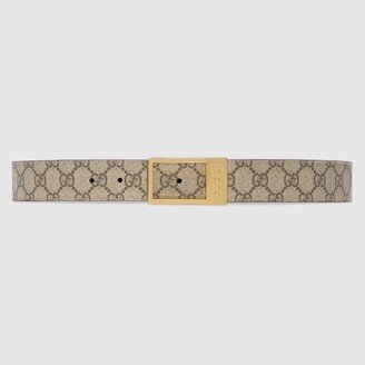 GG belt with rectangular buckle