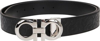 Reversible And Adjustable Gancini Belt-AB