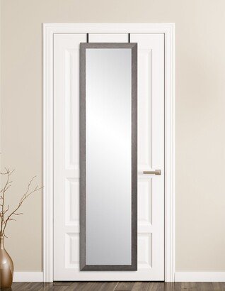 Brandtworks Charcoal Gray Over the Door Mirror