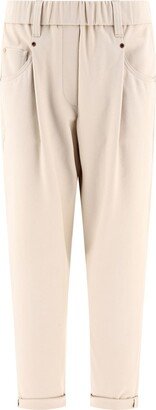 High Waist Straight Leg Trousers-AQ