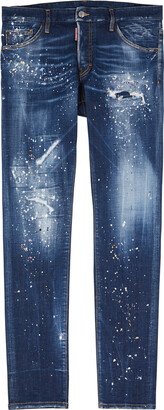 Cool Guy Paint-splattered Slim-leg Jeans