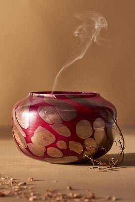 Cheena Fresh Fig & Pink Peppercorn Metallic Glass Candle