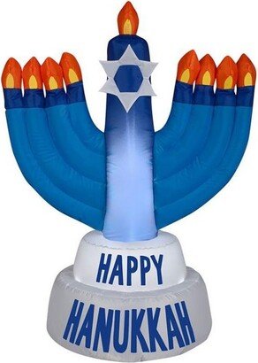 Gemmy Airblown Inflatable Outdoor Hanukkah Candles, 3.5 ft Tall, Multicolored