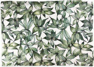 Bertioli by Thyme Hellebore Leaves Linen Placemat