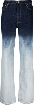 Martin tie-dye straight-leg jeans