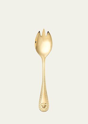 Medusa Gold-Plated Serving Fork-AA