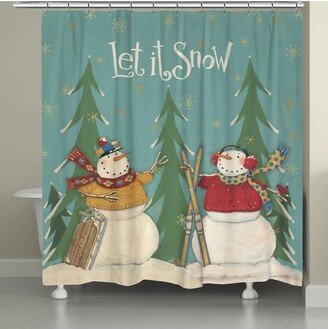 Let it Snow Shower Curtain