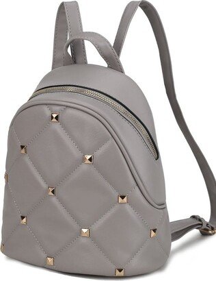 Hayden Quilted Vegan Leather With Studs Women’s Backpack