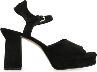 Gancini Platform Ankle Strap Sandals