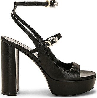 Voyou Platform Sandal in Black