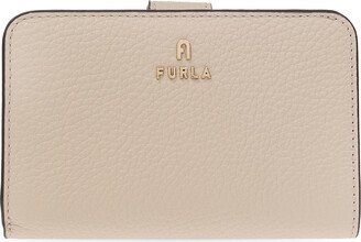 Wallet With Logo - Beige