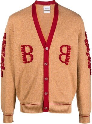 V-neck cashmere cardigan-BR