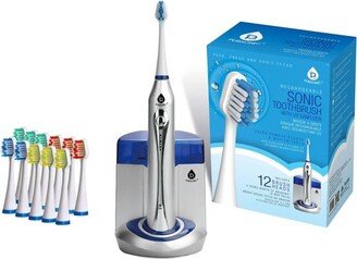 Toothbrush with UV Sanitizer +12 Brush Heads - S450SR