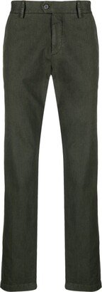 Boggi Milano Straight-Leg Stretch-Cotton Chino Trousers