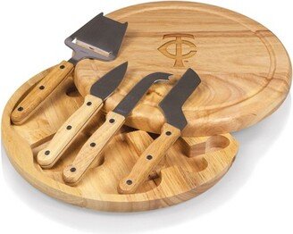 MLB Minnesota Twins Circo Cheese Parawood Cutting Board & Tools Set