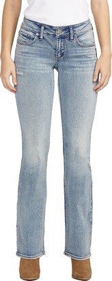 Women's Britt Low Rise Curvy Fit Slim Bootcut Jeans-AC