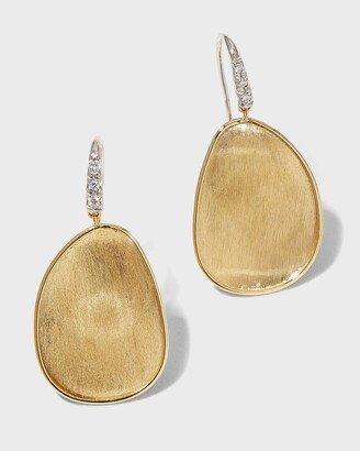 Lunaria Drop Earrings with Diamonds