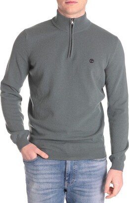 Half-Zip Long Sleeved Sweater