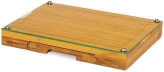 Toscana by Concerto Glass Top Cutting Board with Cheese Tools