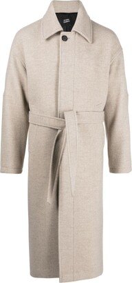 STUDIO TOMBOY Single-Breasted Wool-Blend Coat