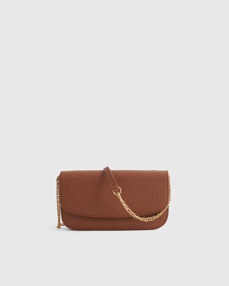 Italian Saffiano Leather Wallet Crossbody