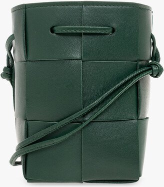 ‘Cassette Mini’ Bucket Bag - Green