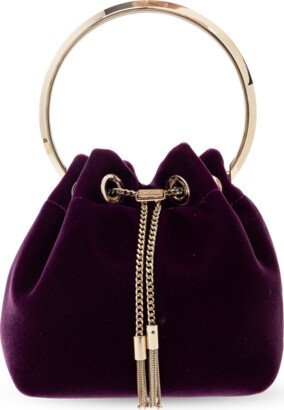 ‘Bon Bon’ Bucket Shoulder Bag - Purple