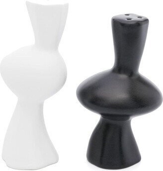 Modern salt and pepper shakers