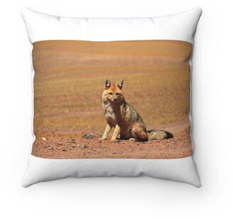 Andean Fox Pillow - Throw Custom Cover Gift Idea Room Decor