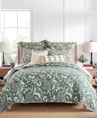 Home Bretton Woods Reversible 3-Piece Quilt Set, Full/Queen