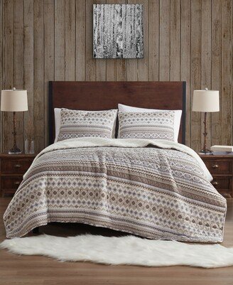 Closeout! Winne Fair Isle 3 Pc. Quilt Set, Full/Queen