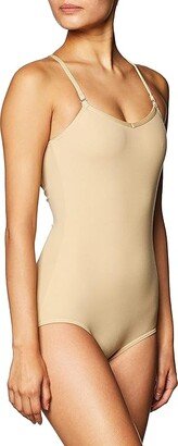 Women's Camisole Leotard With Adjustable Straps (Light Suntan) Women's Jumpsuit & Rompers One Piece