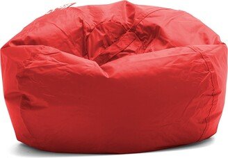 Smartmax Classic Bean Bag Chair with Handles and Safety Zipper, Red