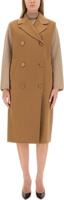 'S Max Mara Double-Breasted Sleeveless Coat