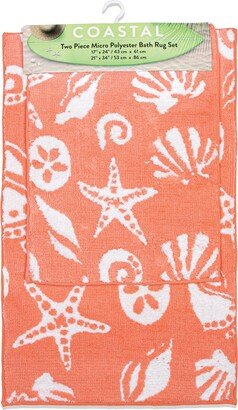 Arkwright Coastal Bath Rug Set|Green