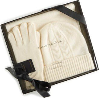 Cashmere Hat, Gloves & Scarf Boxed Set, Created for Macy's