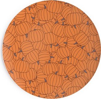 Salad Plates: Squashed Squash Salad Plate, Orange