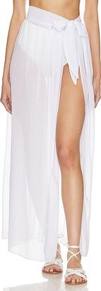 x Jetset Christina Catalina Sheer Maxi Skirt